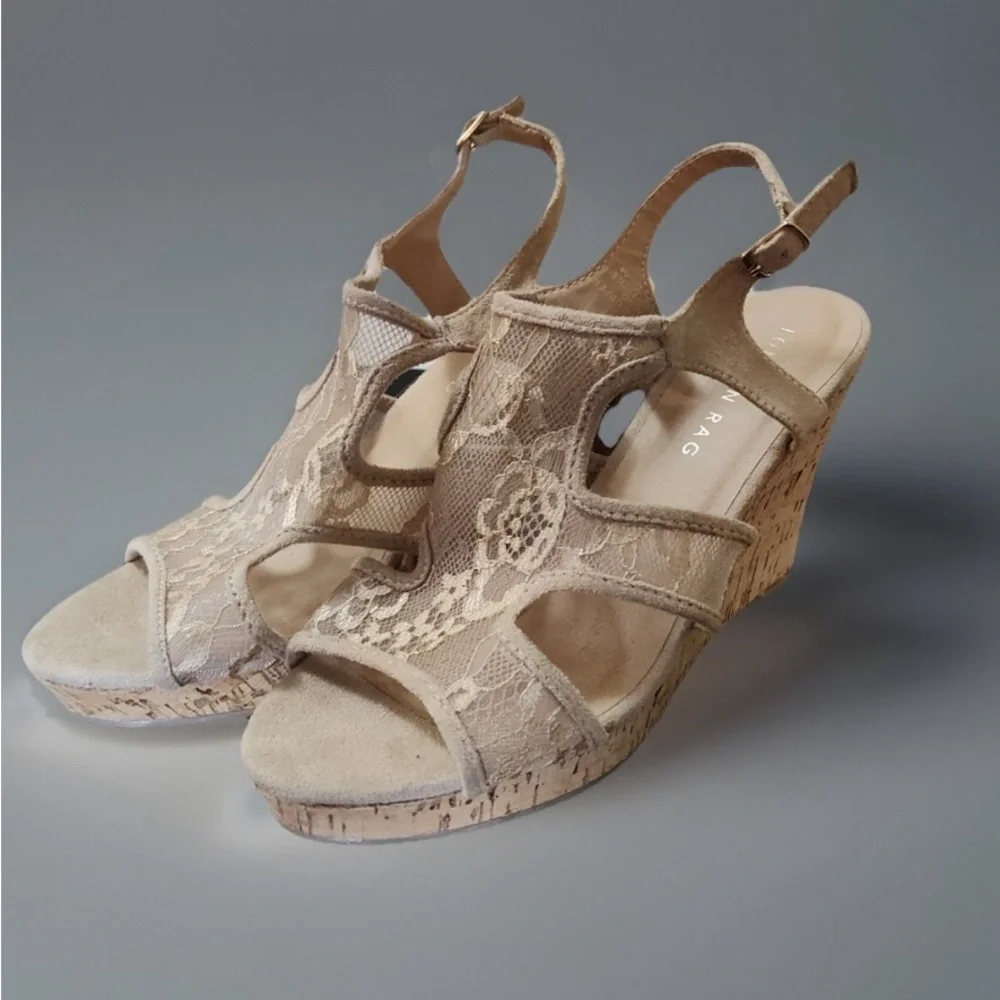 London Rag wedges size 9.5